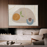 Boho 065 Canvas Art 60 x 40 cm / Black