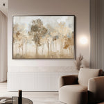Floral 065 Canvas Art 60 x 40 cm / Black