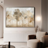 Floral 065 Canvas Art 60 x 40 cm / Black