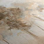 Floral 065 Canvas Art 60 x 40 cm / Black