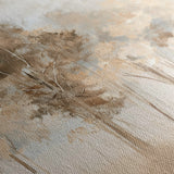 Floral 065 Canvas Art 60 x 40 cm / Black