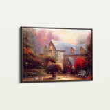 Landscape 065 Canvas Art 60 x 40 cm / Black