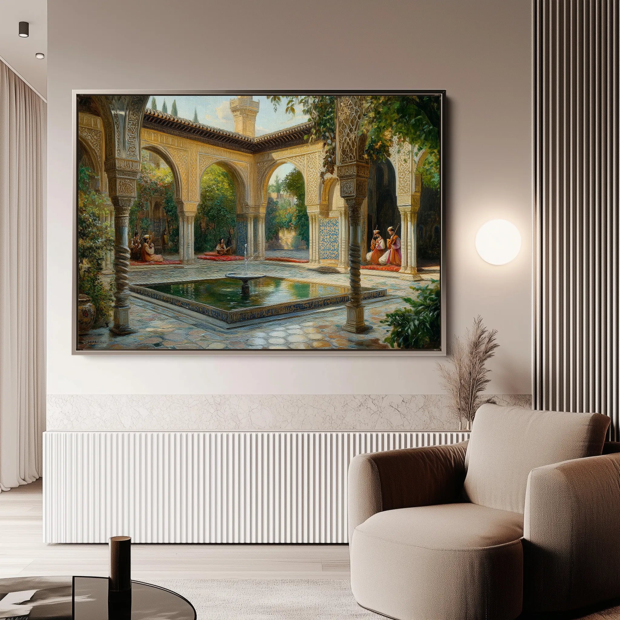 Orientalist 065 Canvas Art 60 x 40 cm / Black