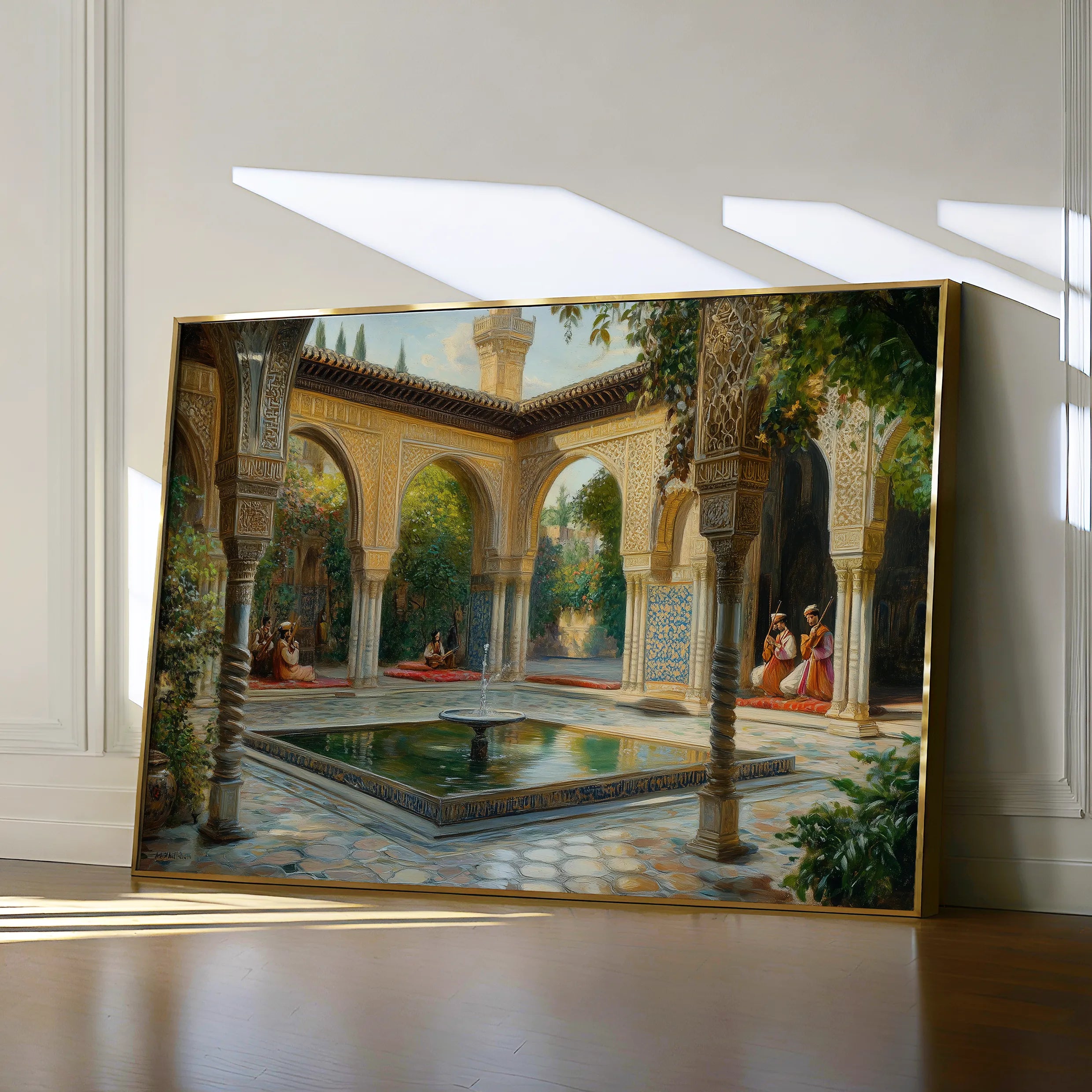 Orientalist 065 Canvas Art 60 x 40 cm / Black