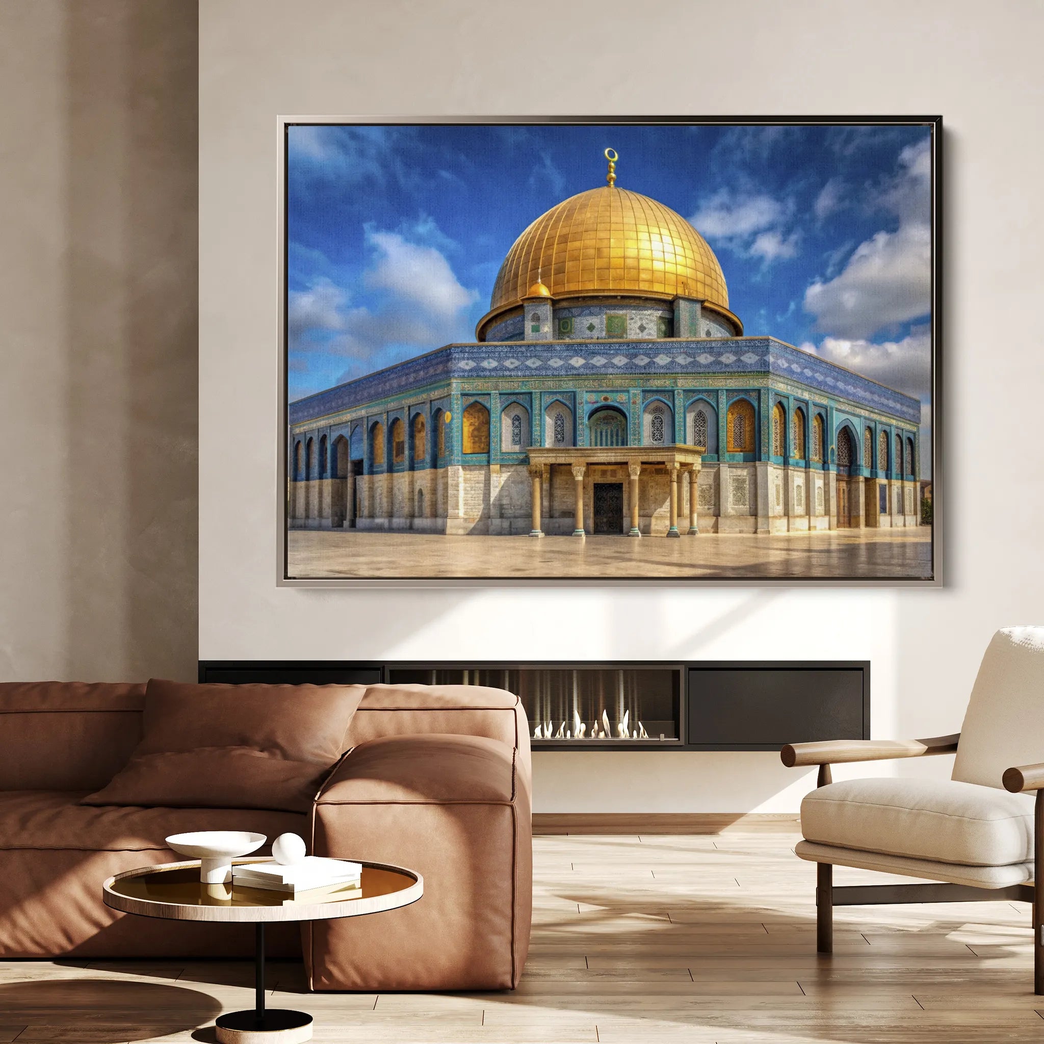 Palestine 065 Canvas Art 60 x 40 cm / Black