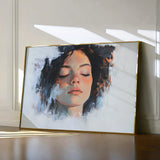 Portrait 065 Canvas Art 60 x 40 cm / Black