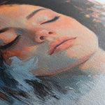 Portrait 065 Canvas Art 60 x 40 cm / Black