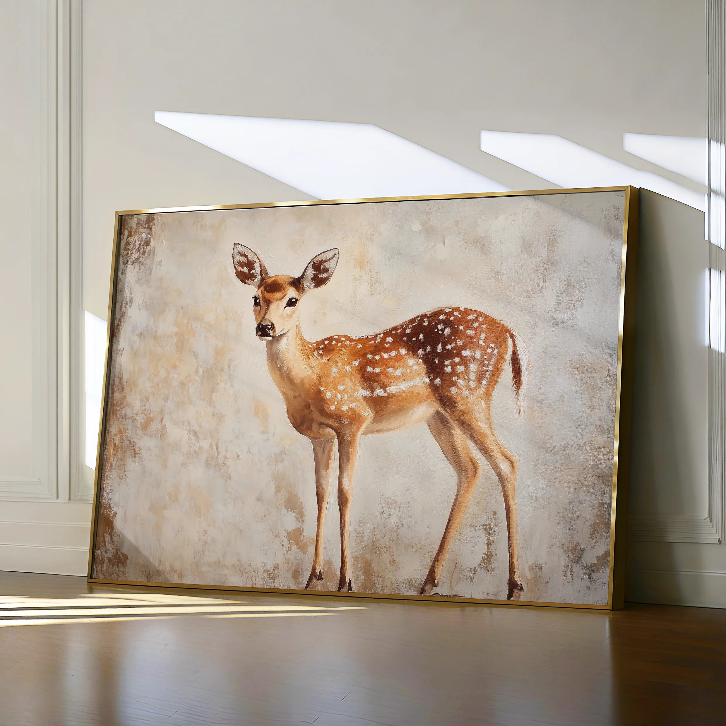 Animals 066 Canvas Art 60 x 40 cm / Black