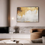 Abstract 066 Canvas Art 60 x 40 cm / Black