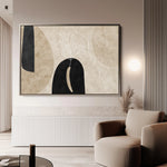 Boho 066 Canvas Art 60 x 40 cm / Black