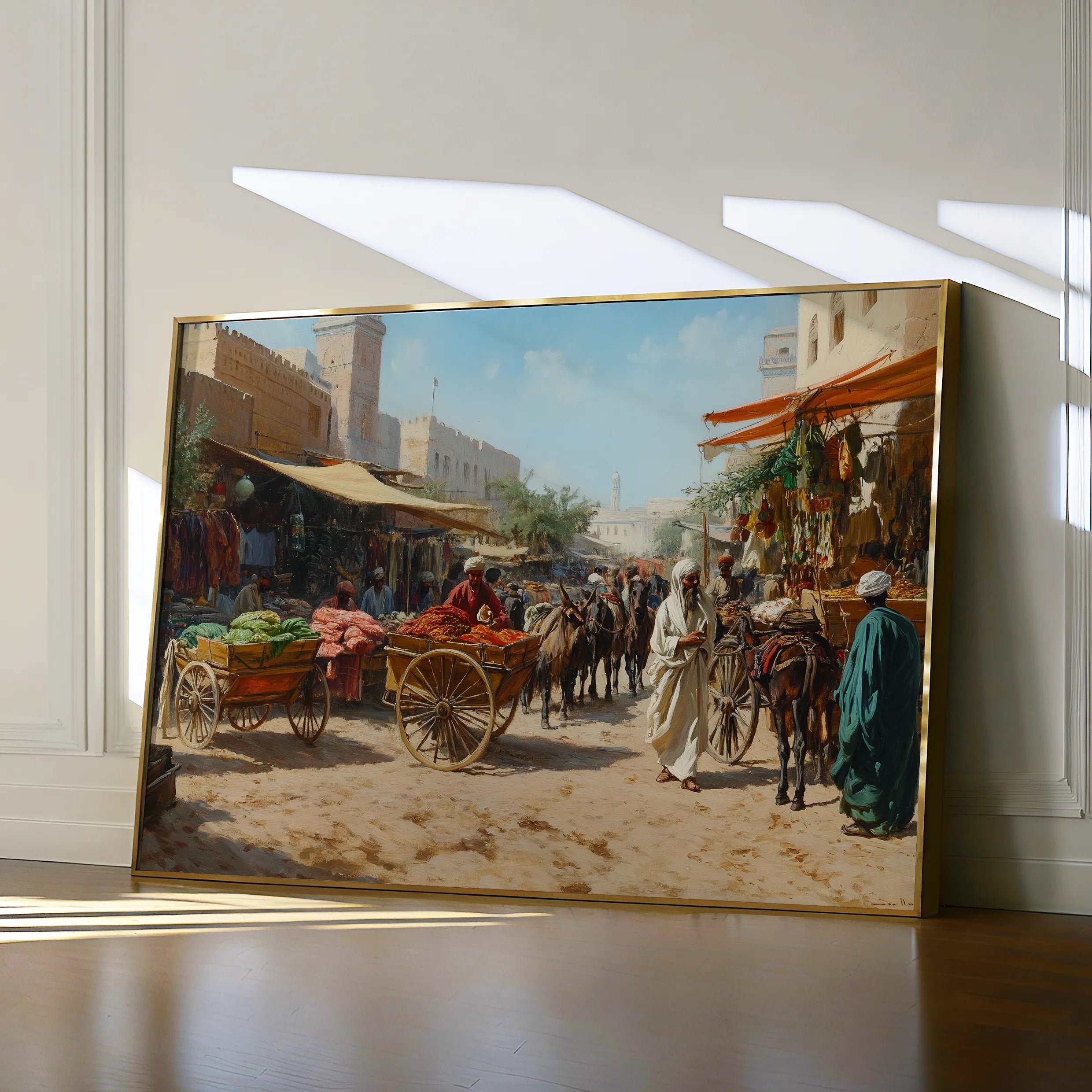 Orientalist 066 Canvas Art 60 x 40 cm / Black