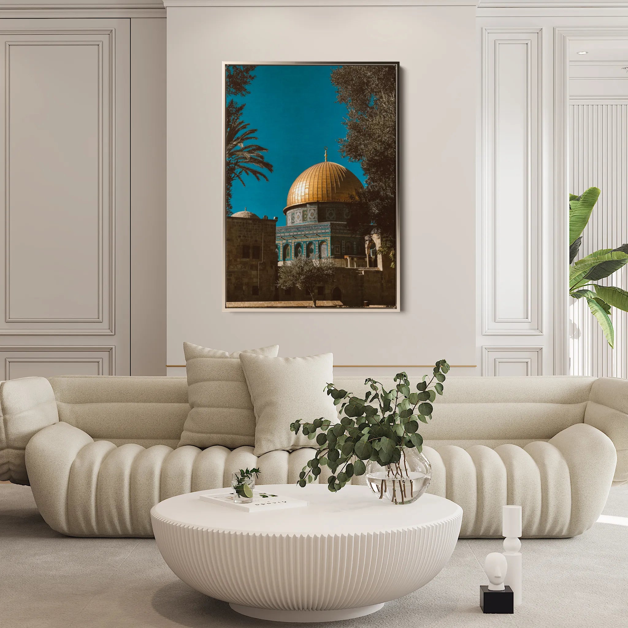 Palestine 066 Canvas Art 60 x 40 cm / Black