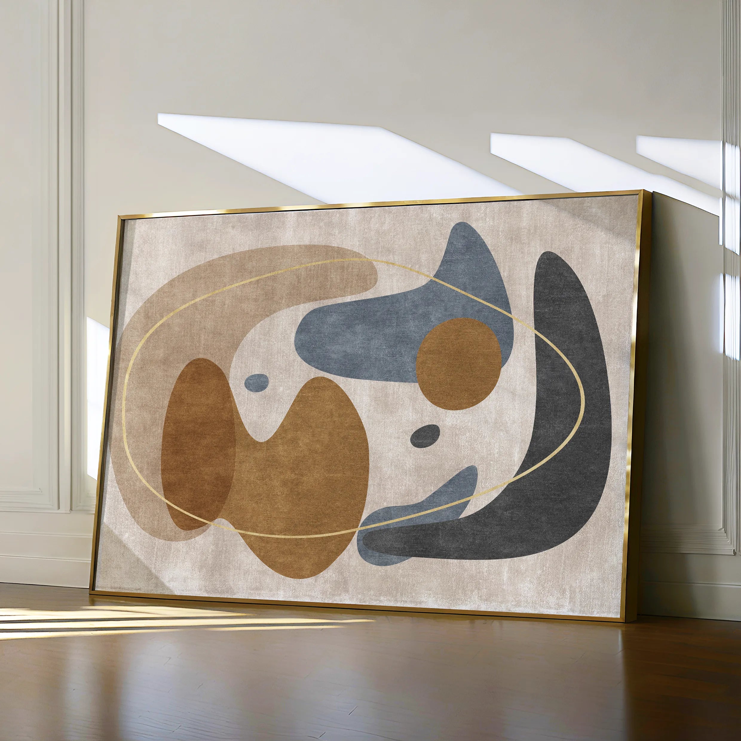 Boho 067 Canvas Art 60 x 40 cm / Black