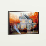 Landscape 067 Canvas Art 60 x 40 cm / Black
