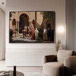 Orientalist 067 Canvas Art 60 x 40 cm / Black
