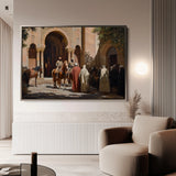 Orientalist 067 Canvas Art 60 x 40 cm / Black