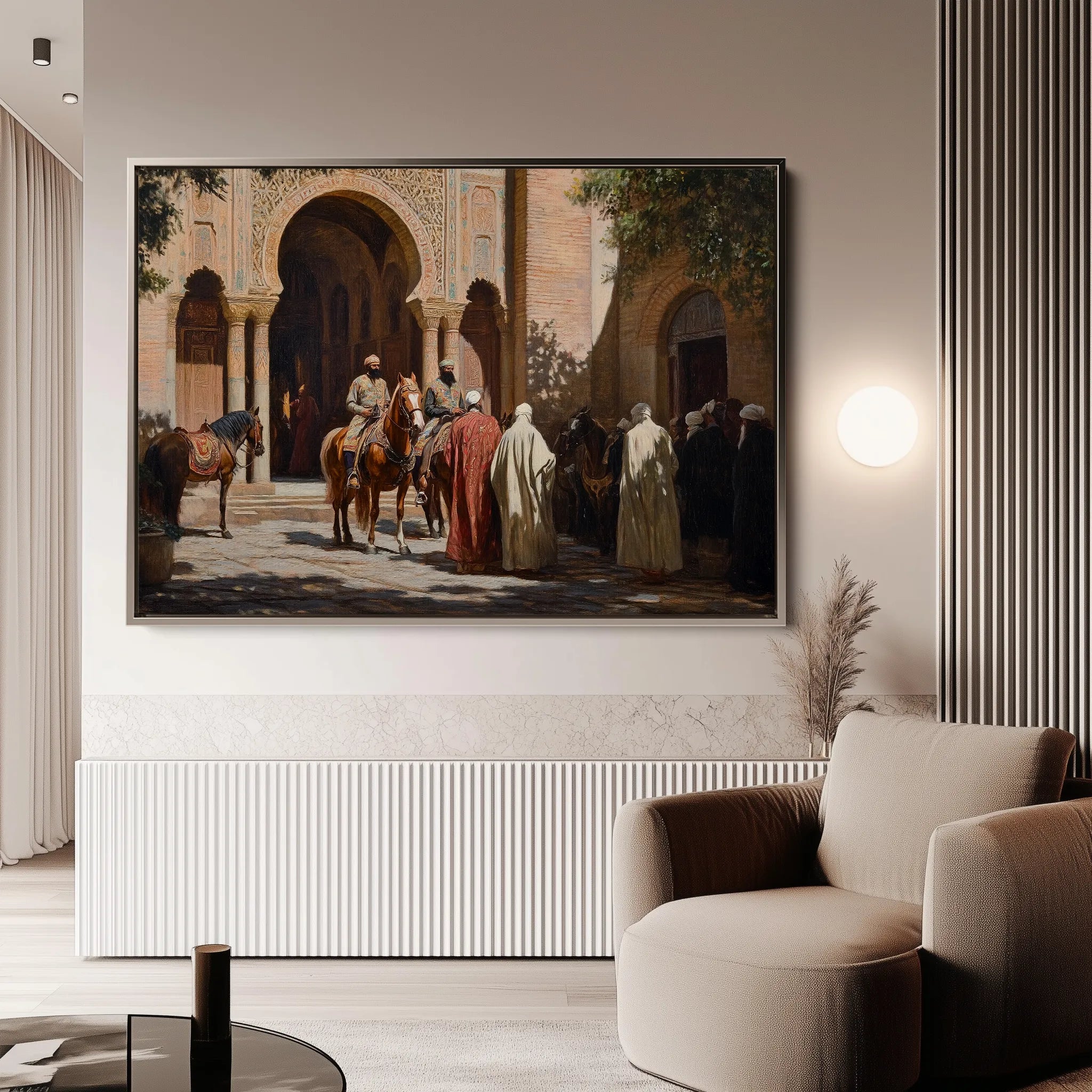 Orientalist 067 Canvas Art 60 x 40 cm / Black