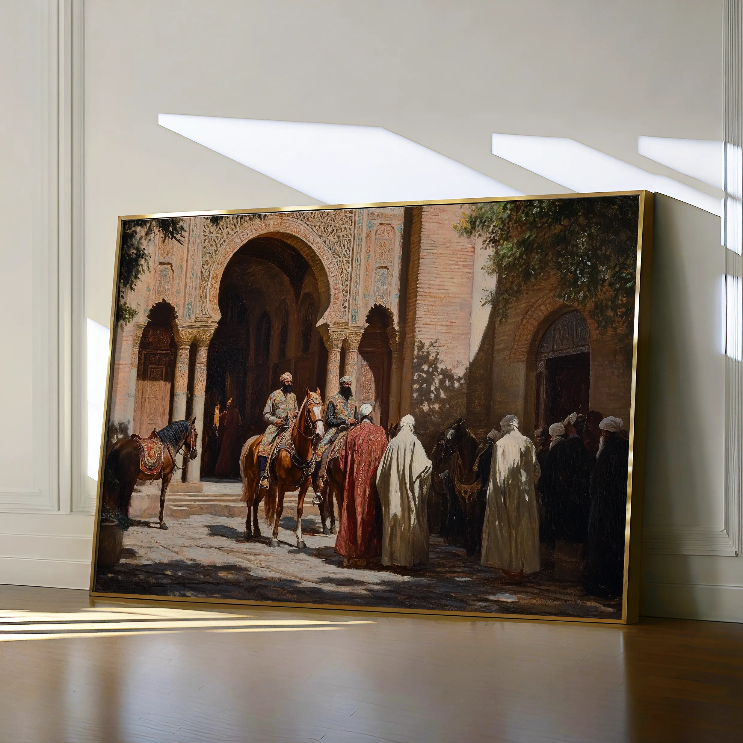 Orientalist 067 Canvas Art 60 x 40 cm / Black