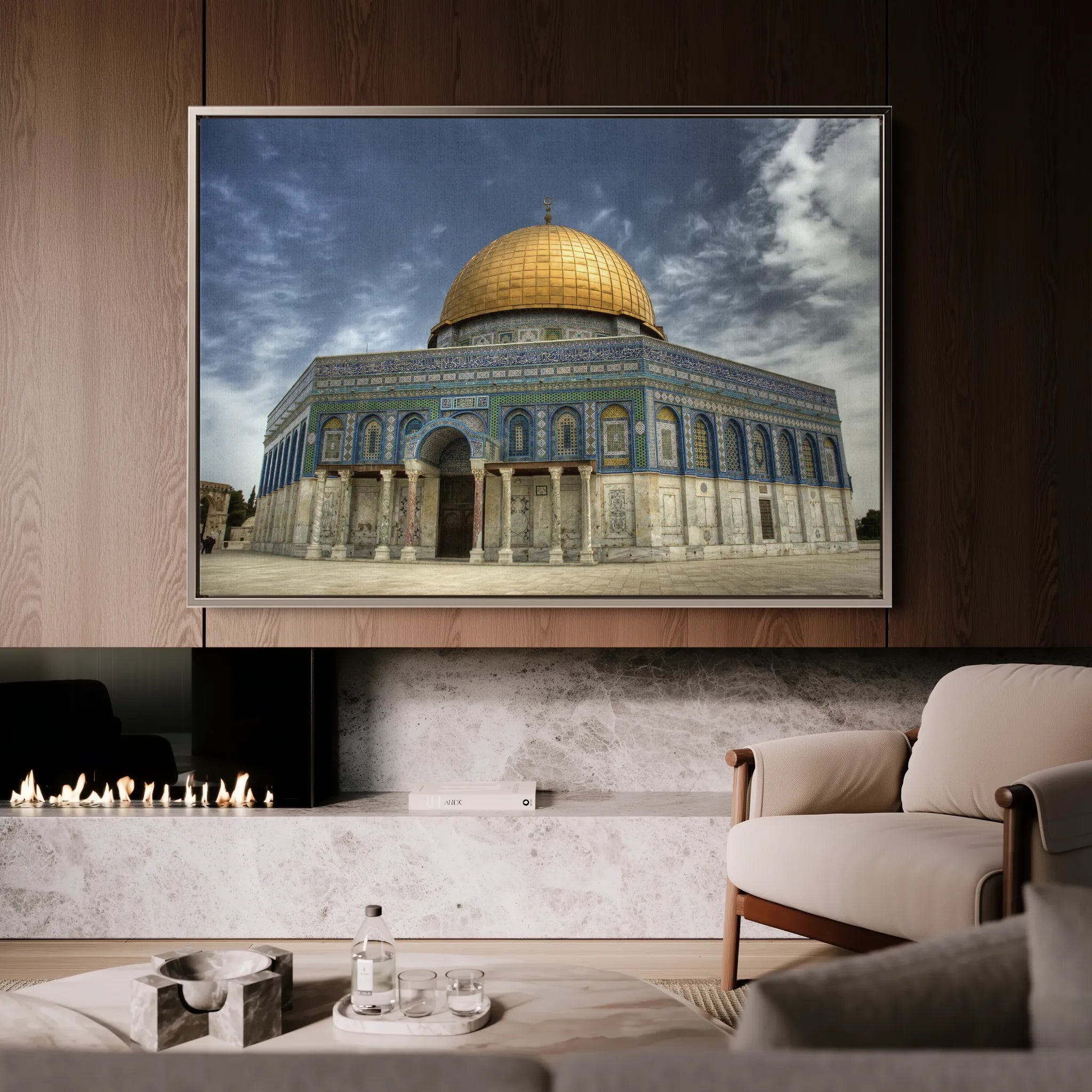 Palestine 067 Canvas Art 60 x 40 cm / Black