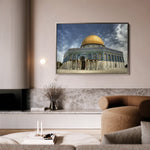 Palestine 067 Canvas Art 60 x 40 cm / Black
