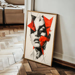 Portrait 067 Canvas Art 60 x 40 cm / Black