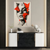 Portrait 067 Canvas Art 60 x 40 cm / Black