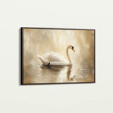 Animals 068 Canvas Art 60 x 40 cm / Black