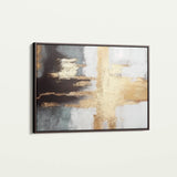 Abstract 068 Canvas Art 60 x 40 cm / Black