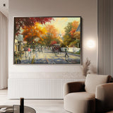 Landscape 068 Canvas Art 60 x 40 cm / Black