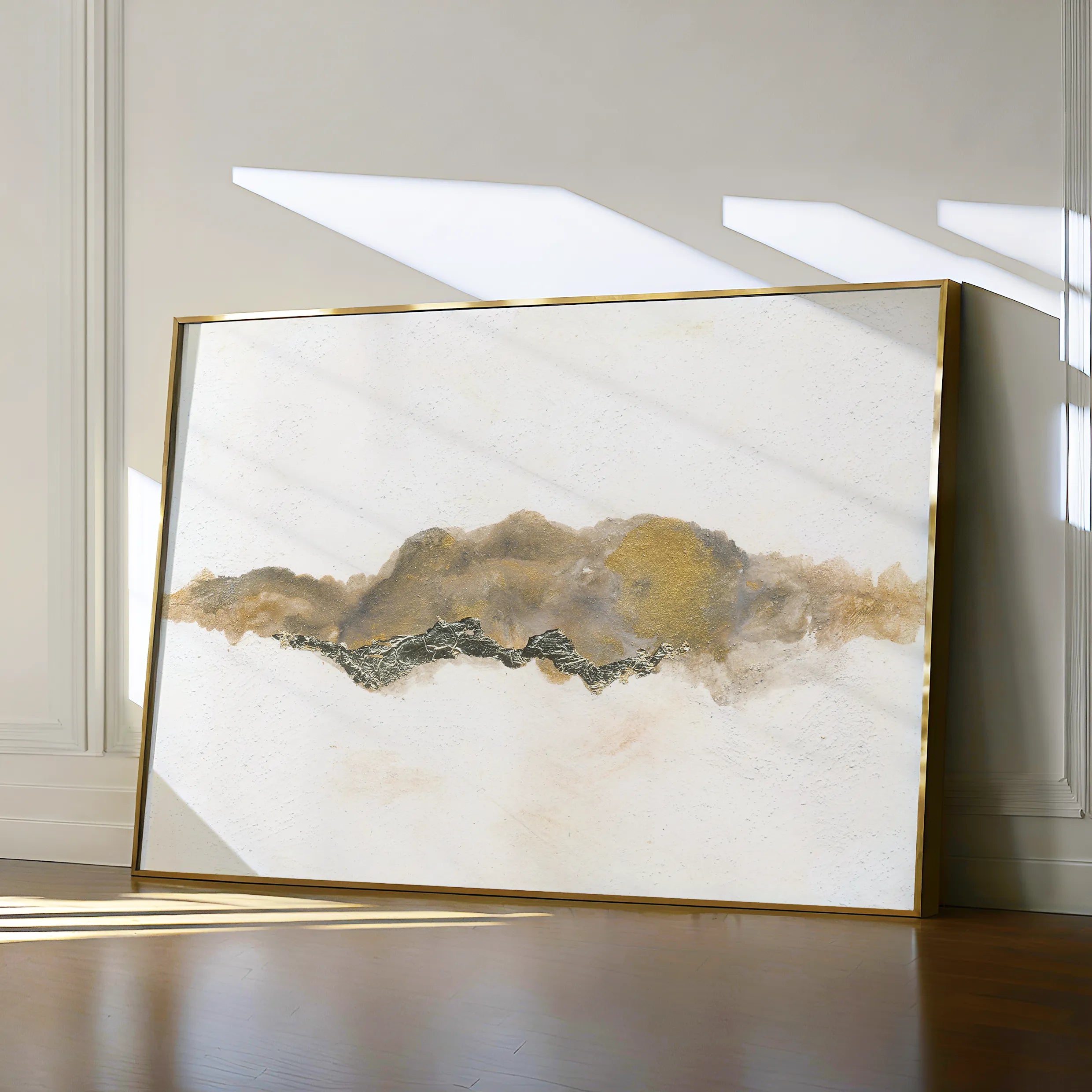 Abstract 069 Canvas Art 60 x 40 cm / Black