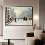 Landscape 069 Canvas Art 60 x 40 cm / Black
