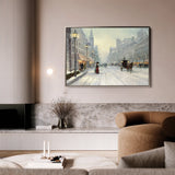 Landscape 069 Canvas Art 60 x 40 cm / Black