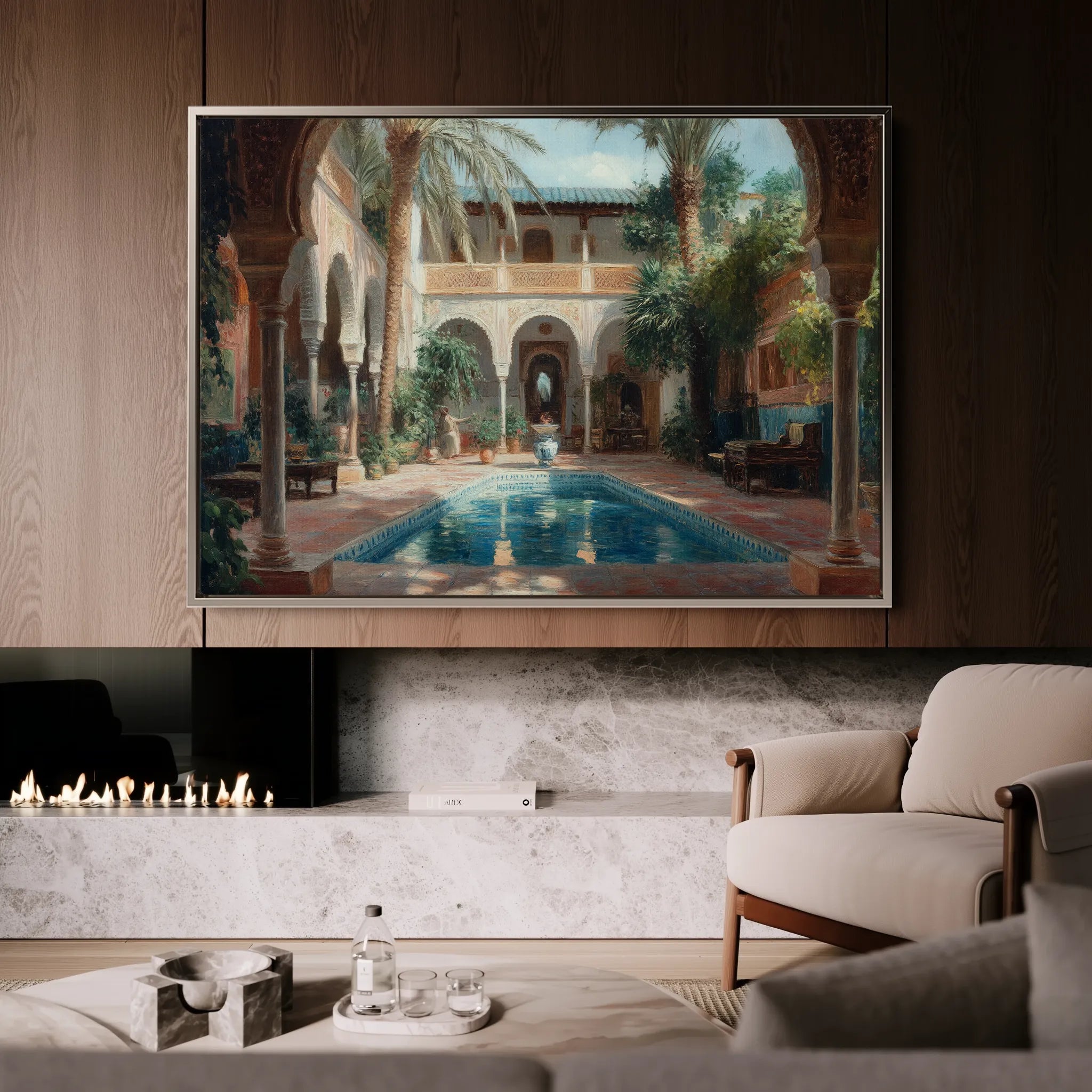 Orientalist 069 Canvas Art 60 x 40 cm / Black