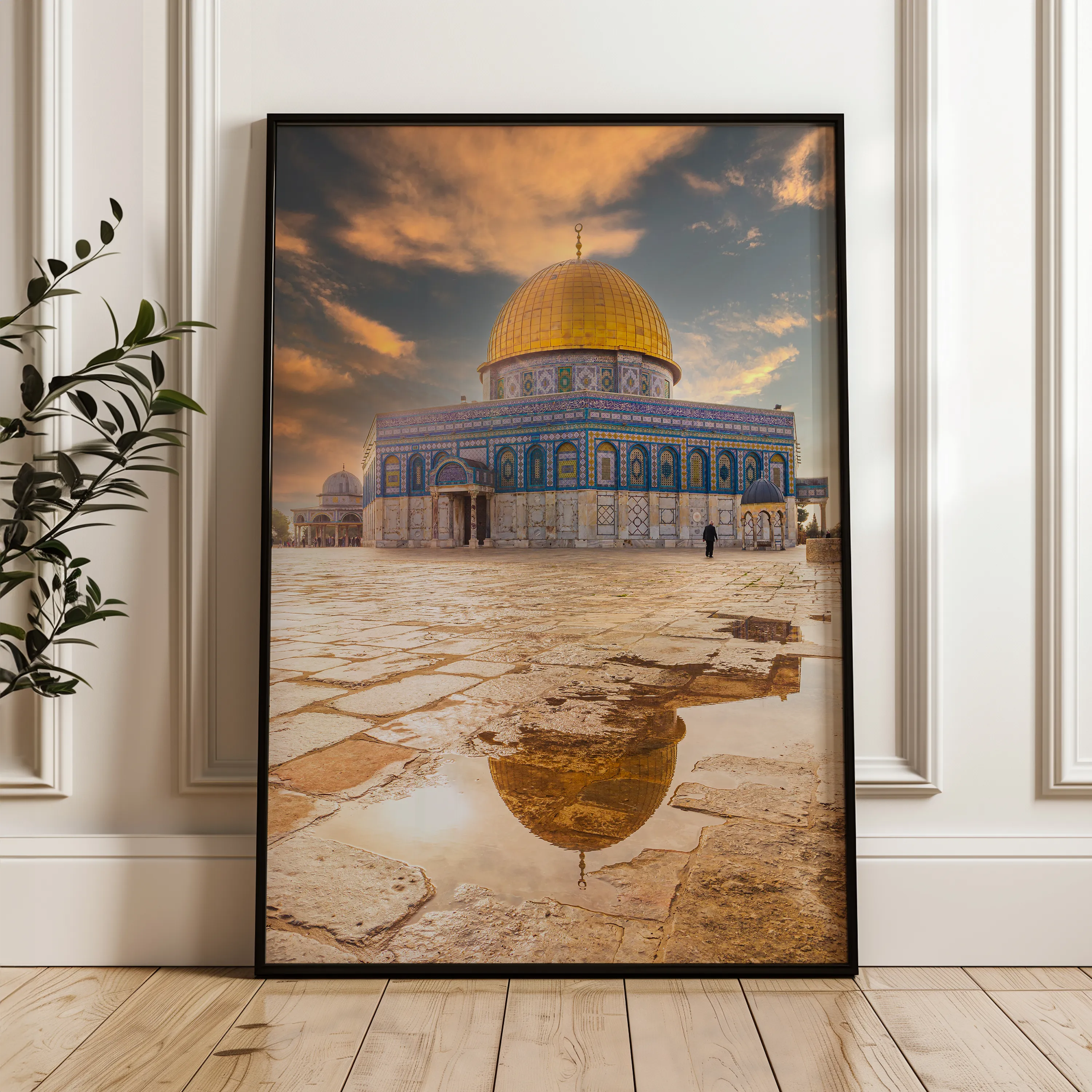 Palestine 069 Canvas Art 60 x 40 cm / Black
