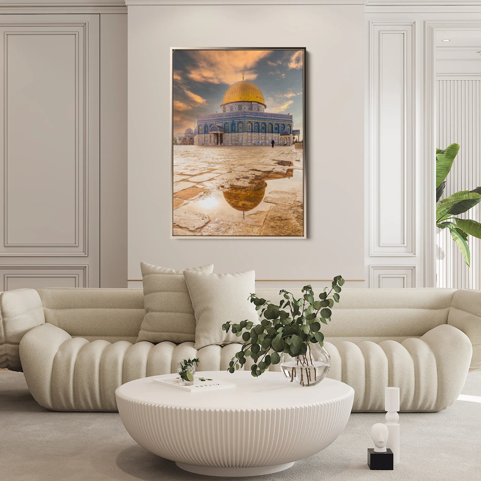 Palestine 069 Canvas Art 60 x 40 cm / Black