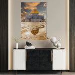 Palestine 069 Canvas Art 60 x 40 cm / Black