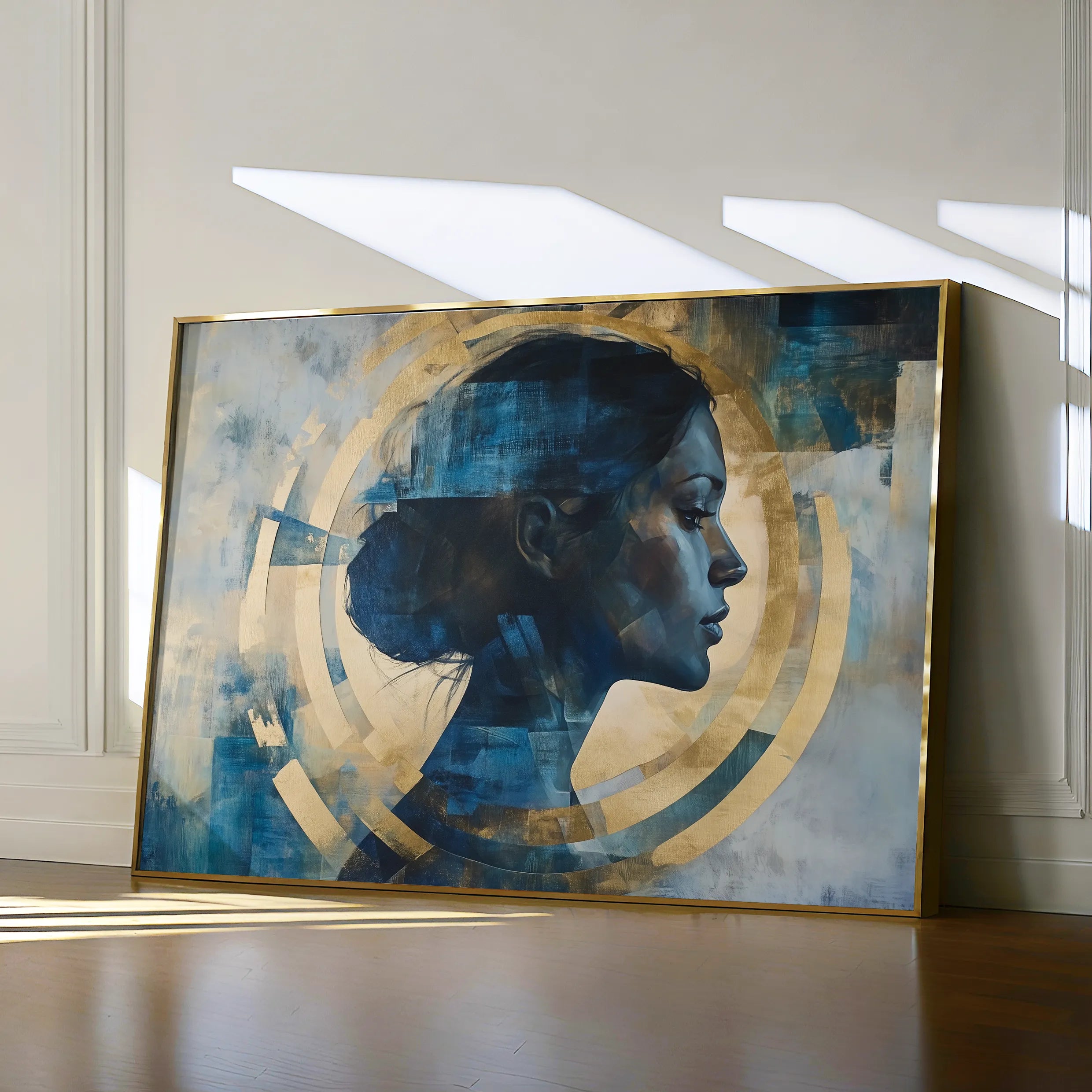 Portrait 069 Canvas Art 60 x 40 cm / Black