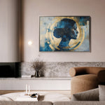 Portrait 069 Canvas Art 60 x 40 cm / Black