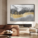 Abstract 070 Canvas Art 60 x 40 cm / Black
