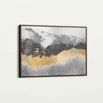 Abstract 070 Canvas Art 60 x 40 cm / Black