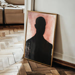 Portrait 070 Canvas Art 60 x 40 cm / Black