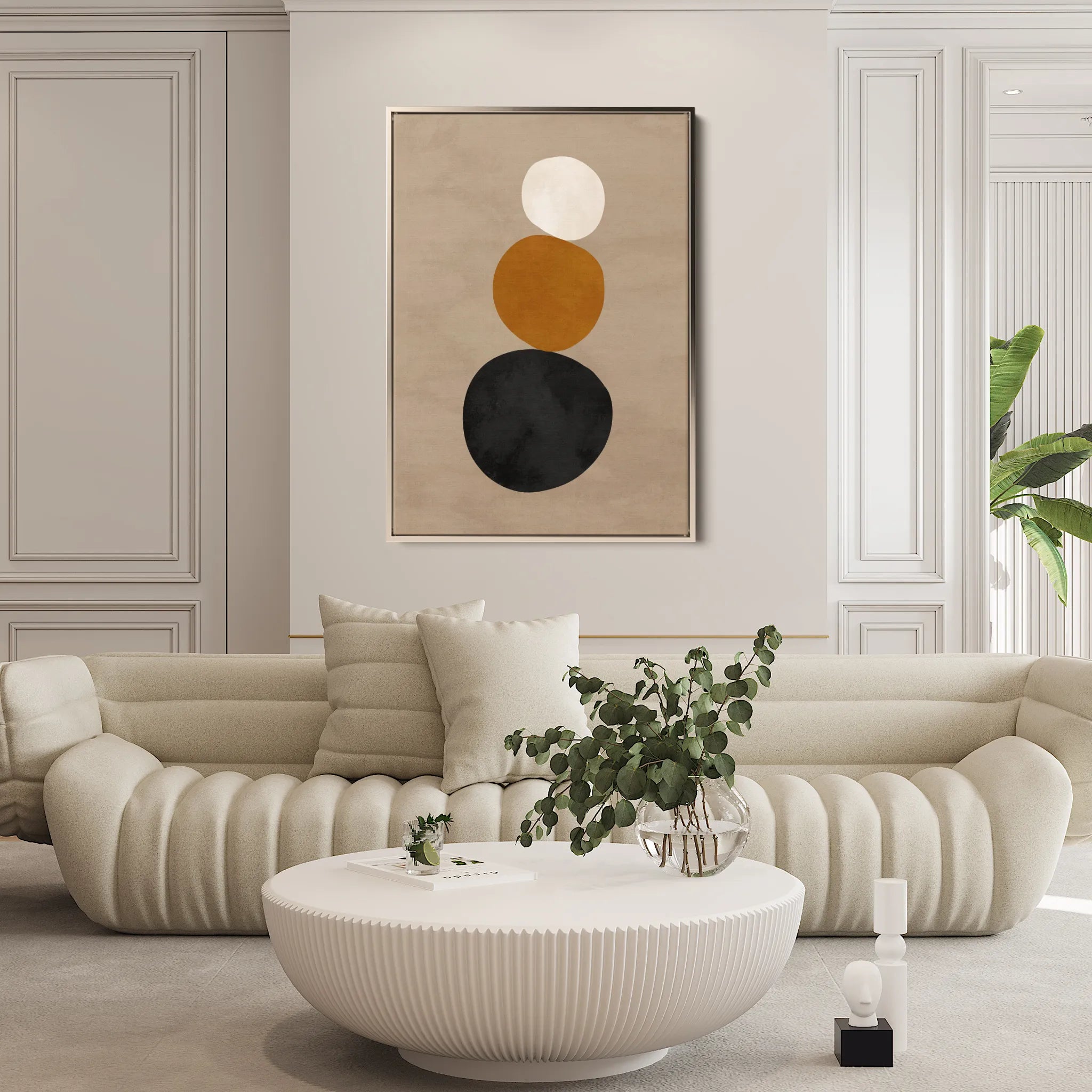 Boho 071 Canvas Art 60 x 40 cm / Black