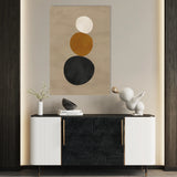 Boho 071 Canvas Art 60 x 40 cm / Black