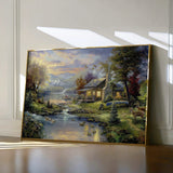 Landscape 071 Canvas Art 60 x 40 cm / Black