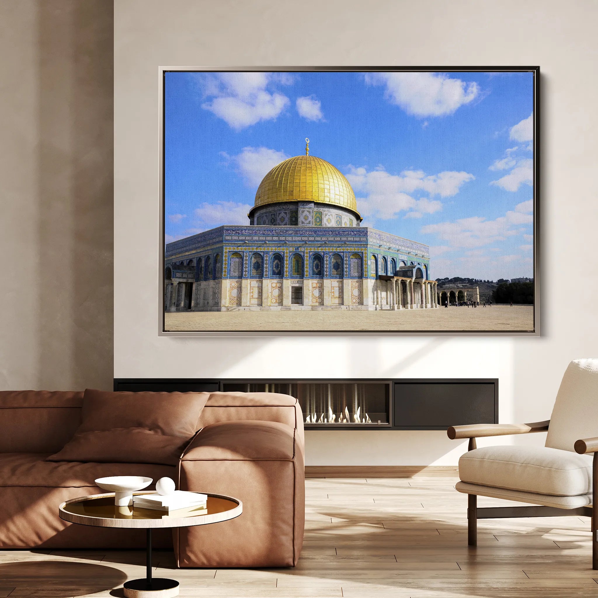 Palestine 071 Canvas Art 60 x 40 cm / Black