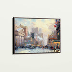 Landscape 072 Canvas Art 60 x 40 cm / Black