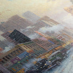 Landscape 072 Canvas Art 60 x 40 cm / Black