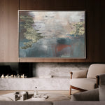 Abstract 073 Canvas Art 60 x 40 cm / Black