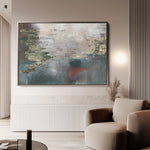Abstract 073 Canvas Art 60 x 40 cm / Black