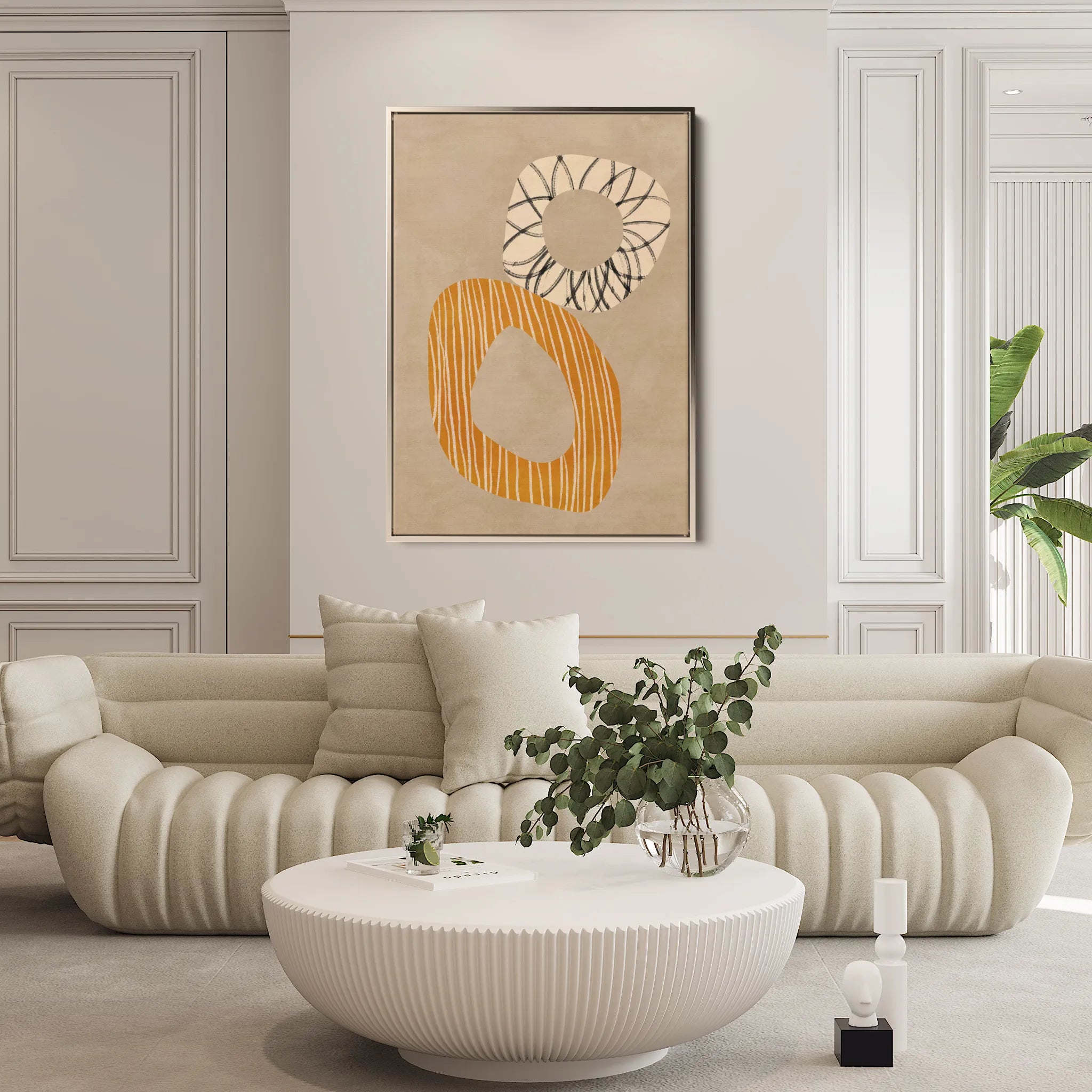 Boho 073 Canvas Art 60 x 40 cm / Black